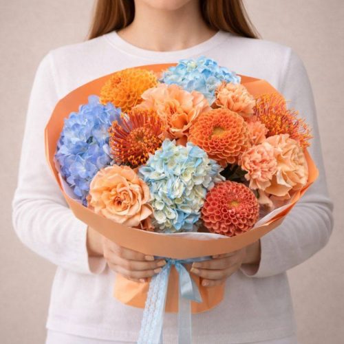 Букет «Тёплый бриз»